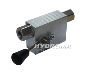 zámek hydraulický - oboustranný s pilotním ovládáním a ručním uzavíráním