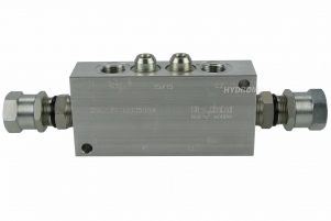 ventil brzdící - oboustranný, do potrubí